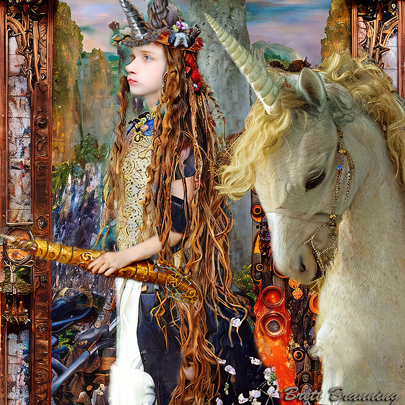 Princess Unicorn — Brett Branning artwork