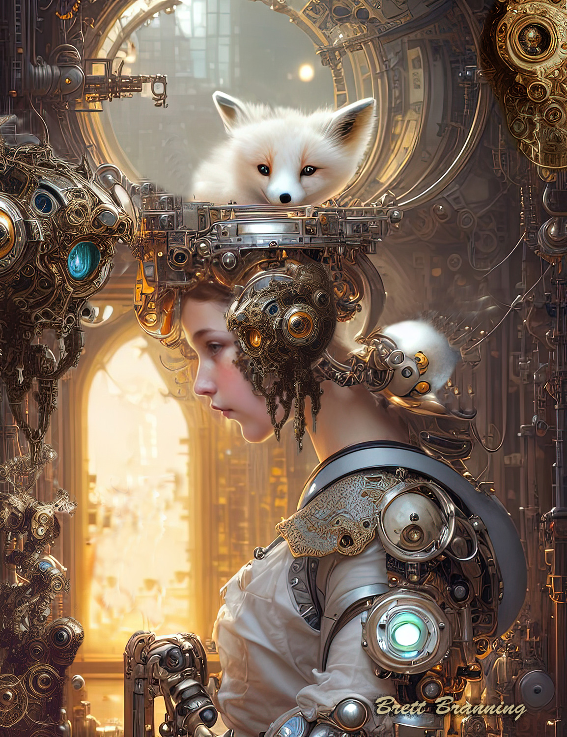 Eira's Spirit Fox — Brett Branning artwork