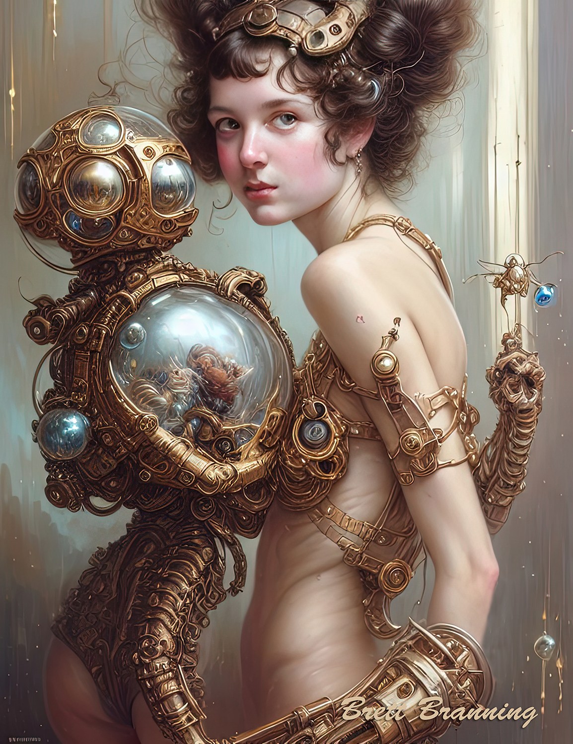 Lyra's Robot — Brett Branning artwork