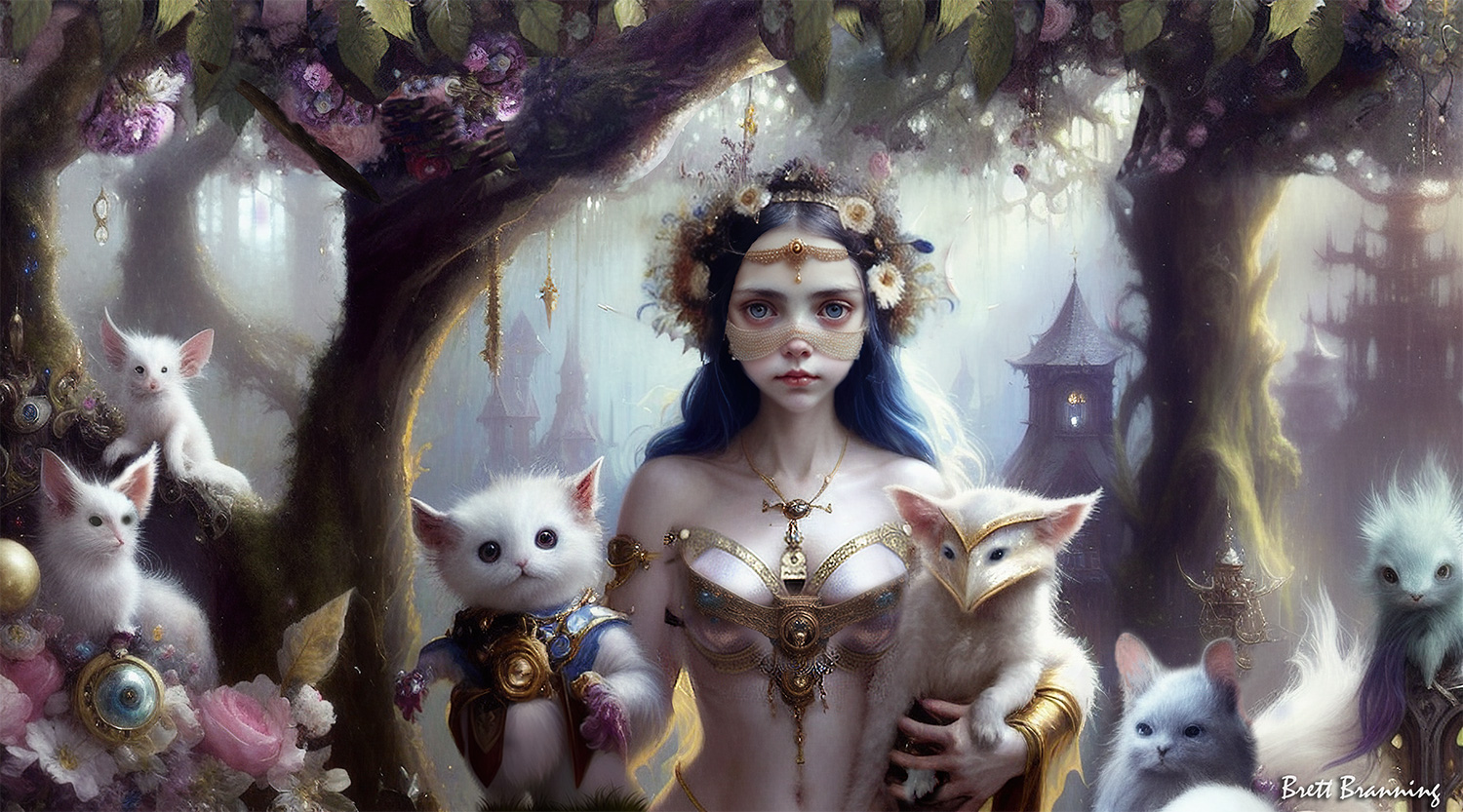 Myanite Dreams of Foretelling — Brett Branning artwork
