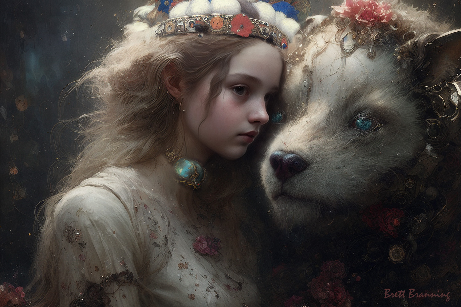 Solara and Shakeen — Brett Branning artwork