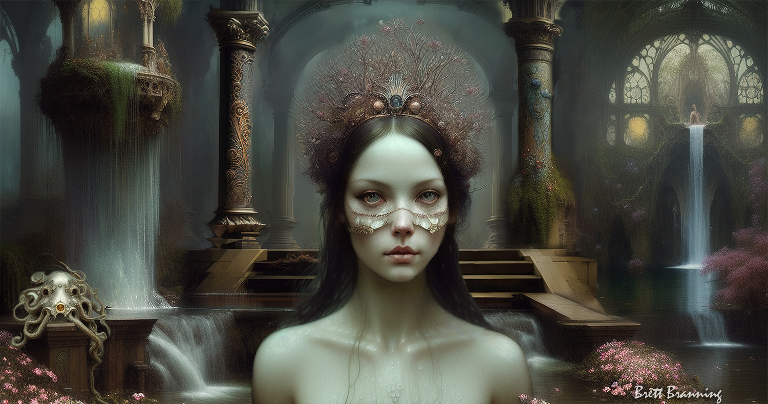 Sunken Gardens of Illisande — Brett Branning artwork