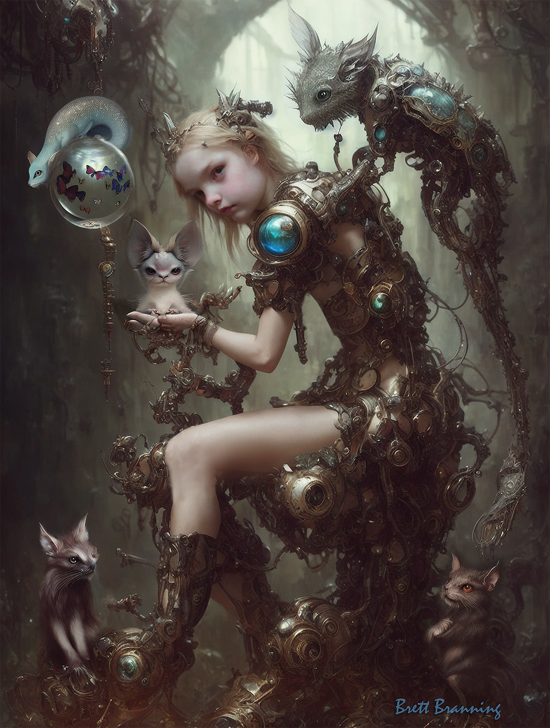 Youngest Sister of the Serpentine Sun — Brett Branning artwork