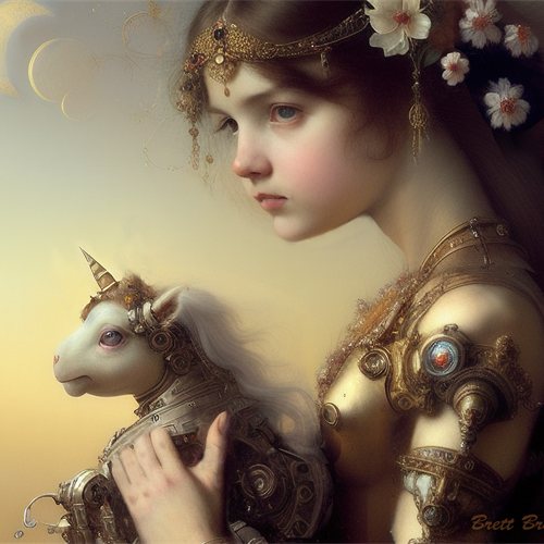 Baby Unicorn — Brett Branning artwork