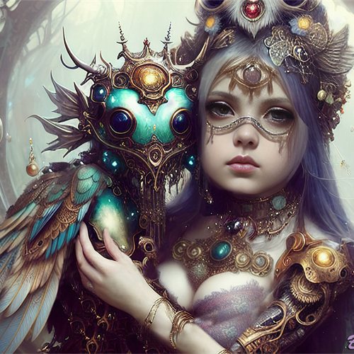 Athalia and the Owl — Brett Branning artwork