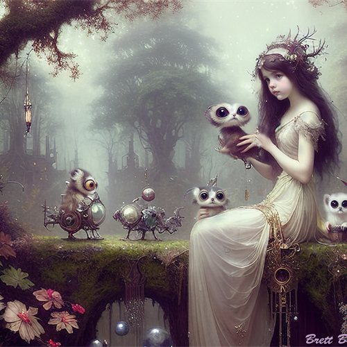 Evangeline and the Myanites — Brett Branning artwork
