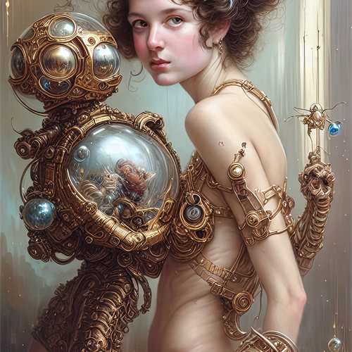 Lyra's Robot — Brett Branning artwork