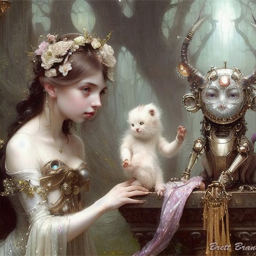 Marsellis and Her Mother's Eyes — Brett Branning artwork