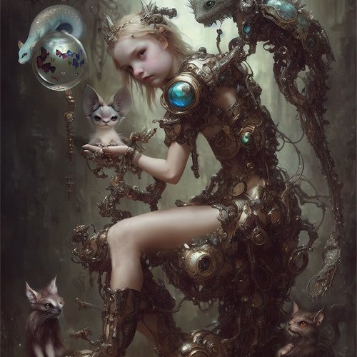 Youngest Sister of the Serpentine Sun — Brett Branning artwork